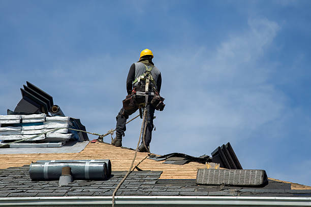 Professional Metal Roofing technician working in Girard, IL
